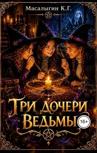 Обложка книги Три дочери ведьмы